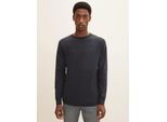 Tom Tailor Maglione A Maglia Fine Basic Con Polsini A Coste Maglione Casual A Girocollo Taglia: M