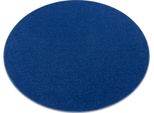 Tappeto Cerchio Eton Blu Scuro Azzurro Ruota 150 Cm