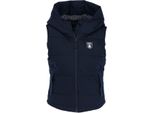 Derbe Hamburg W-01-XX-VESTHOLM Gilet Trapuntato Da Donna Con Pinstripe