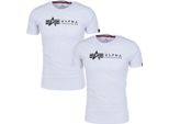Alpha Industries Alpha Label T 2 Pack T-Shirt Da Uomo