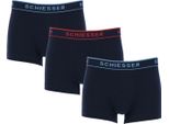 Pantaloncini Da Uomo Schiesser 3 Pack Shorts Logo