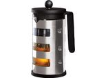 Teiera E Caffettiera French Press 1 L Black Silver Collection Berlingerhaus BH-7807