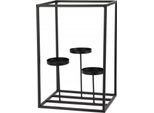 Portacandele Per Tea Light, Nero, 36 Cm, Metallo