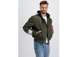 Alpha Industries MA-1 Zhp Giacca Bomber Da Uomo Con Cappuccio