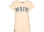 Derbe Hamburg W-03-TSFL-FLAMOIN Maglietta Da Donna, Taglia:Xs, Colore:Semolino