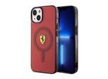 Ferrari Fehmp14Surkr Iphone 14 / 15 / 136.1 Czerwony/Rosso Custodia Rigida Traslucida Magsafe