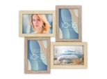Zep Gallery Frame Oberg Marrone 4 Foto 10X15 Cm (32X32 Cm)