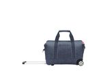 Reisenthel Carrello Borsa Da Viaggio Allrounder Trolley Herringbone Dark Blue Blu Scuro