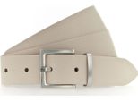 Vanzetti Pelle Cintura 30Mm Slim Belt W75 Cream Avorio