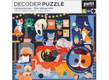 Petit Collage Puzzle Gatti 100 Pezzi Con Occhiali 3D
