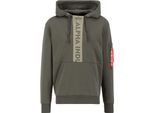 Alpha Industries Front Print Hoody Maglia Con Cappuccio Da Uomo