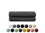 Set Di Asciugamani In Spugna Premium Blumtal Con Asole Per Appendere - Cotone Oeko-Tex, Morbido, Altamente Assorbente - Asciugamano 2X (50X100 Cm), Antracite