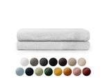 Set Di Asciugamani In Spugna Premium Blumtal Con Asole Per Appendere - Cotone Oeko-Tex, Morbido, Altamente Assorbente - Asciugamano Da Bagno 2X (70X140 Cm), Bianco