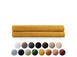 Set Di Asciugamani In Spugna Premium Blumtal Con Asole Per Appendere - Cotone Oeko-Tex, Morbido, Altamente Assorbente - Asciugamano Da Sauna 2X (80X200 Cm), Senape Piccante (Giallo)