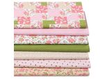Patchwork- und Quiltpaket "Patchwork-Rose", rosa