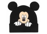 Disney Mickey And Friends Beanie Nero Unisex Peeping Disney Mickey Beanie Taglia Unica