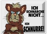 Vianmo Insegna Di Latta 30X40 Cm Ich Schnarche Nicht Ich Schnurre