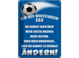 Vianmo Insegna Di Latta 40X30 Cm Ich Bin Hoffenheim Fan Fussball
