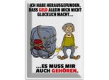 Vianmo Insegna Di Latta 40X30 Cm Geld Allein Macht Nicht GlüCklich