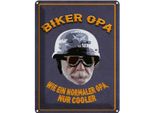 Vianmo Insegna Di Latta 40X30 Cm Biker Opa Wie Ein Normaler Opa