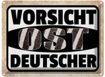 Vianmo Insegna Di Latta 30X40 Cm Vorsicht Ost Deutscher