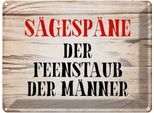 Vianmo Insegna Di Latta 30X40 Cm SäGespäNe Feenstaub Der MäNner