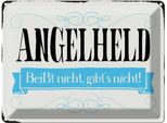 Vianmo Insegna Di Latta 30X40 Cm Angelheld BeißT Nicht Angeln