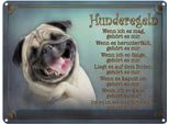 Vianmo Insegna Di Latta 30X40 Cm Hunderegeln Wenn Ich Es Mag