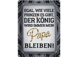 Vianmo Insegna Di Latta 40X30 Cm Egal Prinzen Mein Papa Der KöNig