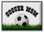 Vianmo Insegna Di Latta 30X40 Cm FußBall Soccer Mom FußBall Mutter