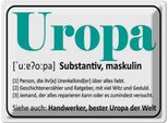 Vianmo Insegna Di Latta 30X40 Cm Uropa Handwerker Bester Uropa