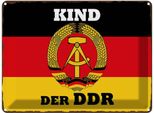 Vianmo Insegna Di Latta 30X40 Cm Kind Der Ddr Deuitschland