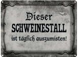 Vianmo Insegna Di Latta 30X40 Cm Diese Schweinestall Ist TäGlich