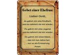 Vianmo Insegna Di Latta 40X30 Cm Gebet Einer Ehefrau Lieber Gott