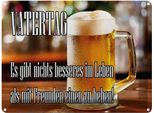 Vianmo Insegna Di Latta 30X40 Cm Vatertag Nichts Besseres Bier
