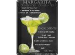 Vianmo Insegna Di Latta 40X30 Cm Alkohol Margarita Equipment Ingredients