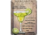 Vianmo Insegna Di Latta 40X30 Cm Alkohol Margarita Equipment Ingredients