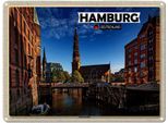 Vianmo Insegna Di Latta 30X40 Cm Hamburg Speicherstadt