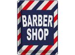 Vianmo Insegna Di Latta 40X30 Cm Barbershop Friesur