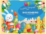 Vianmo Insegna In Legno 30X40 Cm Ostern OstergrüßE BAD-HOMBURG