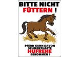 Vianmo Insegna In Legno 40X30 Cm Pferd Nicht FüTtern Schmerzhaft Hufrehe