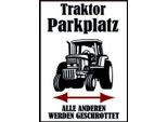Vianmo Insegna In Legno 40X30 Cm Parken Traktor Parkplatz Links Rechts