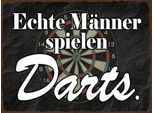 Vianmo Insegna In Legno 30X40 Cm Echte MäNner Spielen Darts