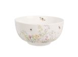 Zuppiera Clayre & Eef 500 Ml Fiori Di Porcellana Bianca