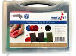 Set Per Lucidare Le Piastrelle Marcrist 115 Mm + 1X Platorello Velcro + 3X Disco Diamantato Velcro + 3X Platorello Per Lucidare A Mano ( 3999.101.341 ) + Custodia