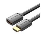 Cavo Di Prolunga Da Hdmi 2.0 Maschio A Hdmi 2.0 Femmina Vention Ahcbf 1M, 4K 60Hz, (Nero)