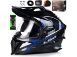 Casco Da Motocross Con Visiera Parasole | LS2 MX701 Explorer | Uomo E Donna | Casco Atv Quad Enduro | 22.06 | Casco Moto Con Doppia Visiera | 3XL (65-66Cm)