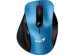 Genius Ergo 9000S/Ergonomico/Ottico/Destro/2 400 Dpi/Usb+Bt/Nero-Blu