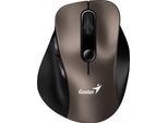 Genius Ergo 9000S/Ergonomico/Ottico/Destro/2 400 Dpi/Usb+Bt/Champagne Titanio