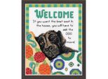 Confezione Da Ricamo A Punto Croce Design Works "Welcome"", Schema Contato, 20X25 Cm"